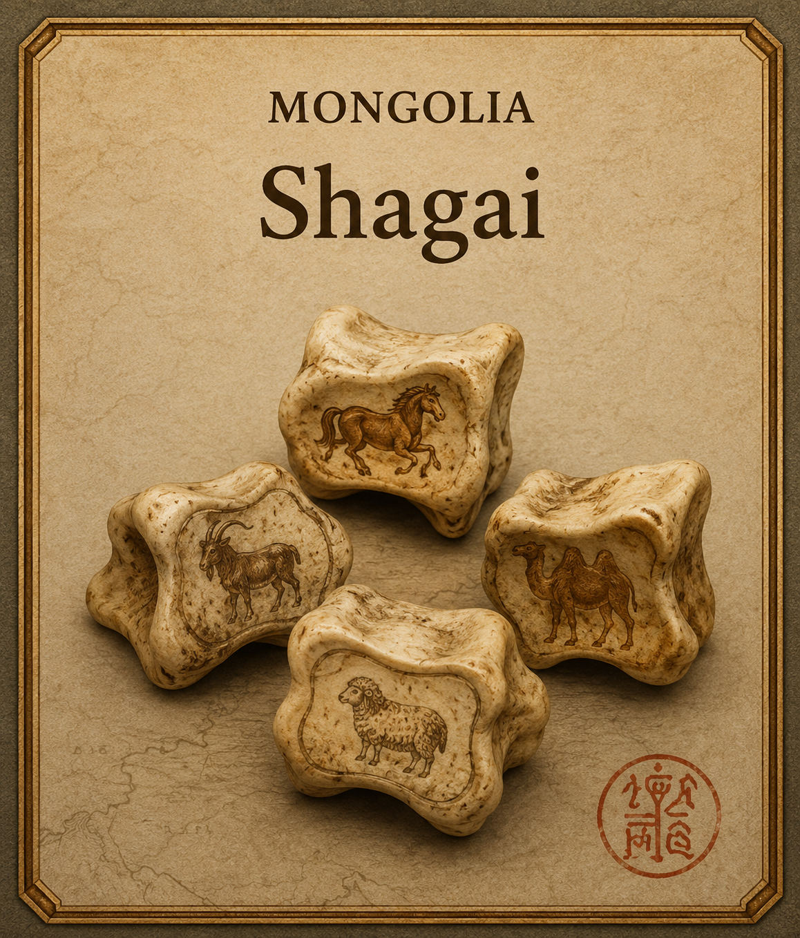 Shagai game card